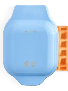 Rise by Dash 4 In. Light Blue Mini Waffle Maker